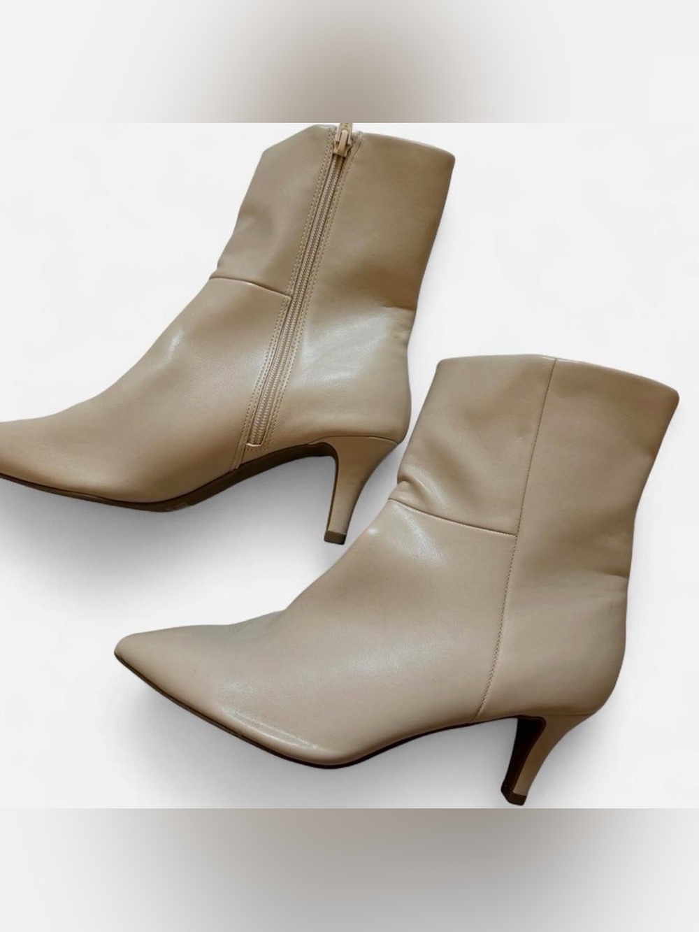 Dolce Vita Cream Mini Boots with Heel